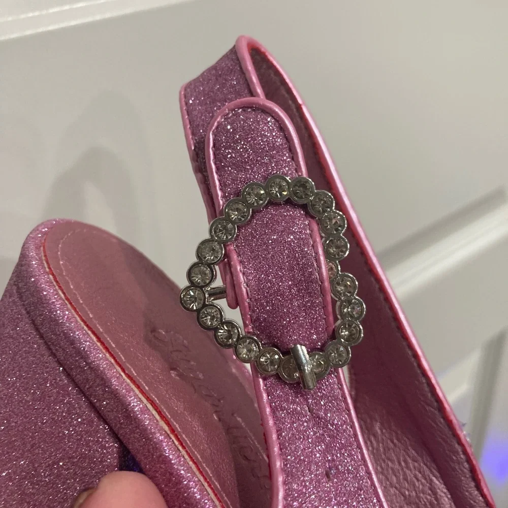 Sugar Thrillz Sparkling Pink Platform Shoes